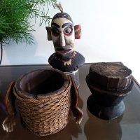 Marionnette en bois Ondel-Ondel Jakarta Indonésie Milieu XX ème – Image 4