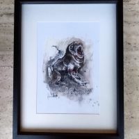 Fabien HAREL Dessin original sur papier XXème – Image 4