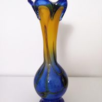 Bernard ACONITO vase soliflore en pâte de verre multicouches soufflé bouche XX ème – Image 3