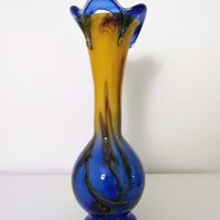Bernard ACONITO vase soliflore en pâte de verre multicouches soufflé bouche XX ème – Image 2