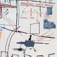 Jean-Michel Basquiat (D'après)  1960-1988 Lithographie "a predetory white bass" – Image 6