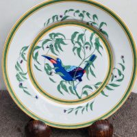 Assiette plate en porcelaine Hermès « Toucans »  1980 – 1989 – Image 3