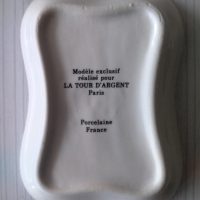 Cendrier/Vide poche en porcelaine du restaurant étoilé « La Tour d’Argent » à Paris – Image 6