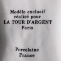 Cendrier/Vide poche en porcelaine du restaurant étoilé « La Tour d’Argent » à Paris – Image 5