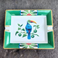 Hermès PARIS    Cendrier Vide poches TOUCANS en Porcelaine de Limoges – Image 3