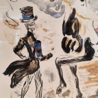 Constantin Terechkovitch (1902-1978) - "Le jeune jockey"  "Scène équestre"   Lithographie originale – Image 4