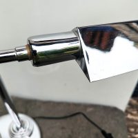 Lampe de bureau Koch & Lowy vintage à bras pivotant articulé en chrome vers 1970 – Image 6