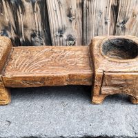 André POIRSON (1920-2003) sculpture en bois sculpté et creusé  XX ème – Image 9