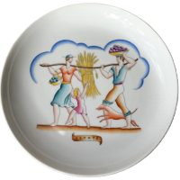 Richard Ginori Série quatre assiettes de collection "Quattro stagioni" (Quatre saisons) de Gio Ponti 60/70 – Image 5