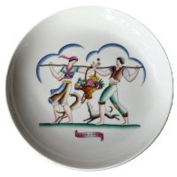 Richard Ginori Série quatre assiettes de collection "Quattro stagioni" (Quatre saisons) de Gio Ponti 60/70 – Image 3