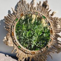 MIROIR SOLEIL BRUTALISTE IRENA JAWORSKA XX -ème – Image 2