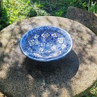 Grand plat coupe sur pied en céramique artisanale de Ahmed Serghini Maroc – Image 2