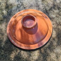 Grand plat coupe sur pied en céramique artisanale de Ahmed Serghini Maroc – Image 5