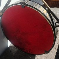 Miroir circulaire de style brutaliste en fer forgé maintenu par deux bras et un anneau France Circa 1950/60 – Image 8