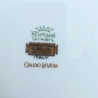 Richard Ginori Assiettes (série de 18) conçu par Claudio La Viola Amadeus Green vers 1990 – Image 8