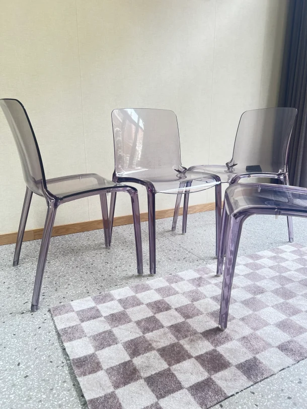 Chaises (4) de Salle à Manger Tiffany par Marcello Ziliani pour Casprini Italie 2005